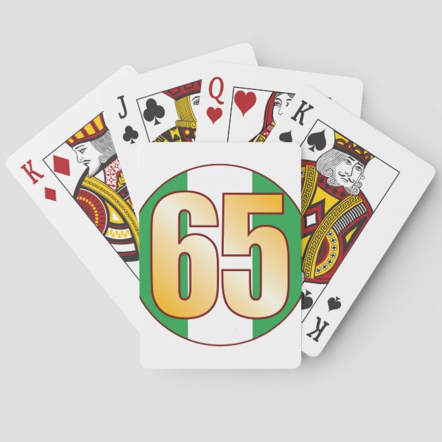 Jeu De Cartes 65 NIGERIA Gold (dos)