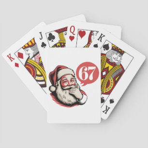 Jeu De Cartes 6 7 Noël Six Sept Brainrot Père Noël