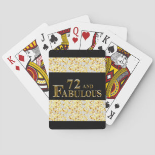 Jeu De Cartes 72e anniversaire 