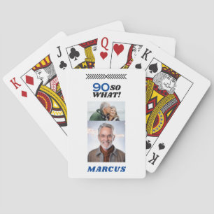 Jeu De Cartes 90 Alors quel drôle de jalon 90e anniversaire Phot