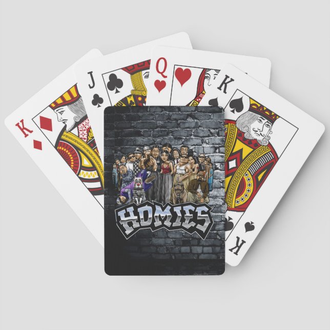 Jeu De Cartes 90s Nostalgia Lil Homies Playing Cards Cholo (dos)