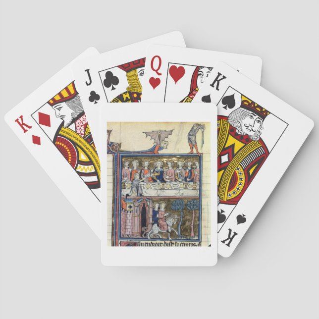 Jeu De Cartes 95 f.326 King Arthur and his Knights around (dos)