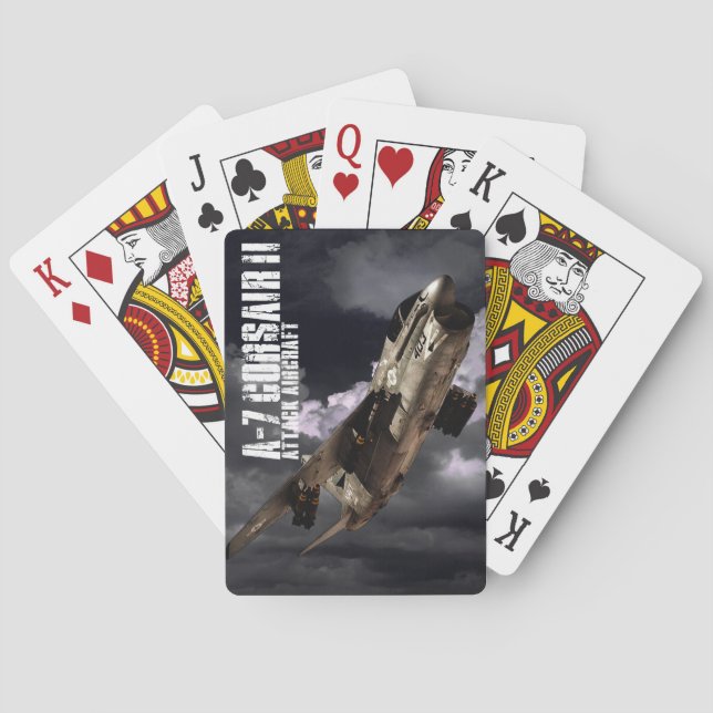 Jeu De Cartes A-7 Corsair II (dos)