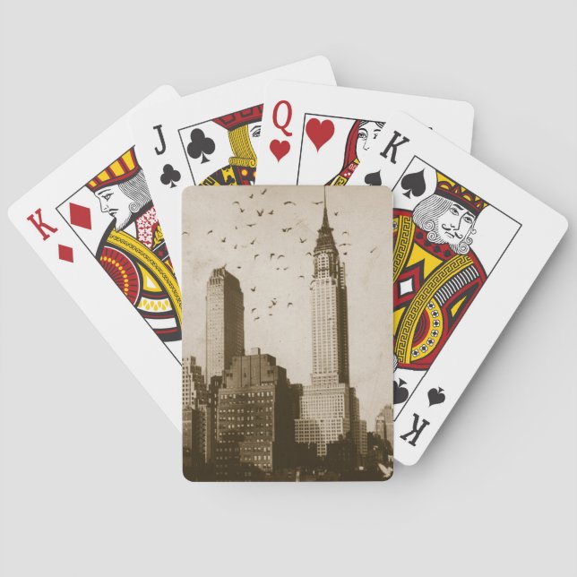 Jeu De Cartes A flock of birds flying (dos)