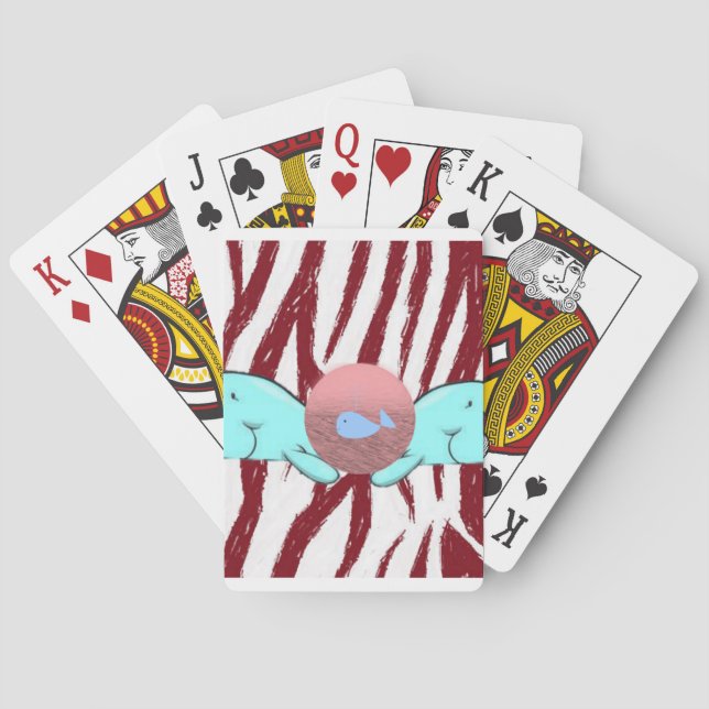 Jeu de Cartes à Jouer Baleine (dos)