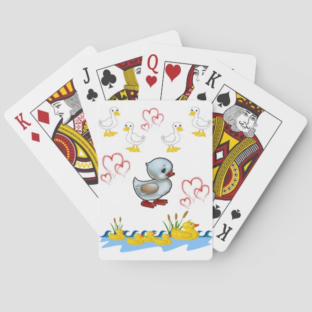 Jeu de cartes à jouer Canard (dos)