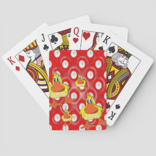 Jeu de cartes à jouer Canard