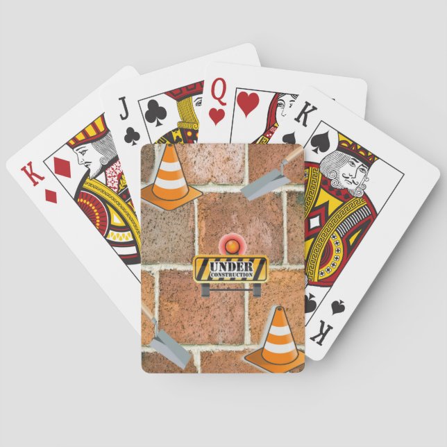 Jeu de Cartes à Jouer de Construction (dos)