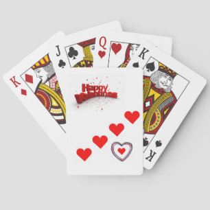 Jeu de cartes à jouer de la Saint-Valentin