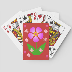 Jeu de Cartes à Jouer Floral