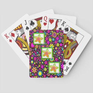 Jeu de Cartes à Jouer Floral
