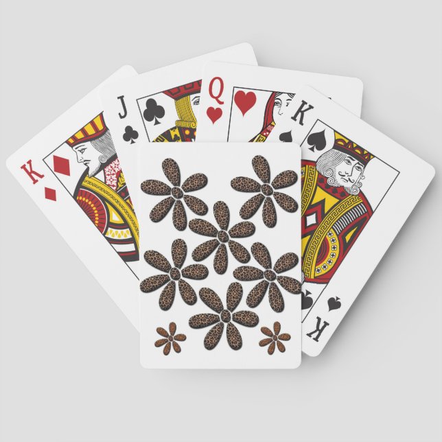 Jeu de Cartes à Jouer Léopard (dos)