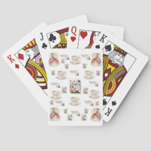 Jeu de cartes à jouer sur le thé