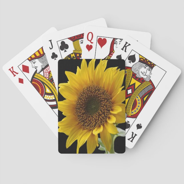 Jeu de cartes à jouer Tournesol (dos)