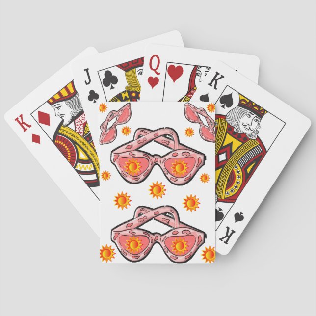 Jeu de cartes à jouer Tournesol (dos)