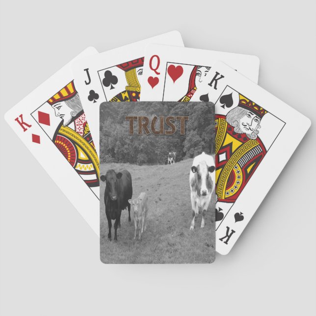 Jeu de cartes à jouer Vache (dos)