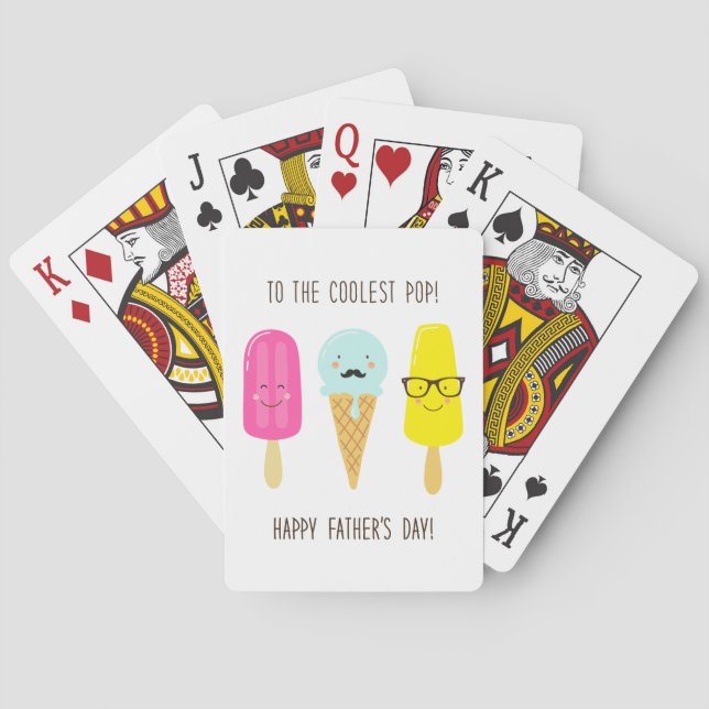 Jeu De Cartes À la pop la plus froide - Fête des pères (dos)