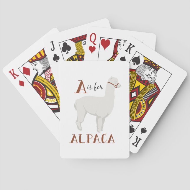 Jeu De Cartes A Pour Alpaca (dos)
