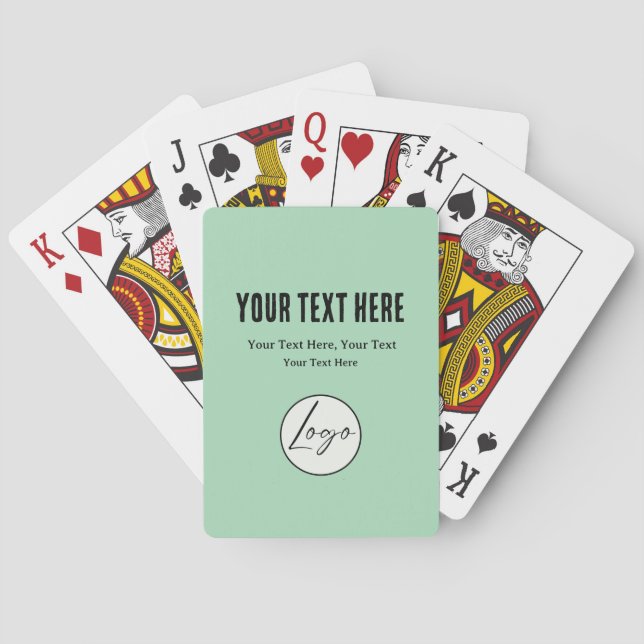 Jeu De Cartes A simple custom business template in a modern logo (dos)