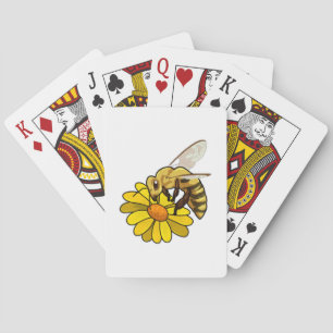 Jeu De Cartes Abeille en fleurs
