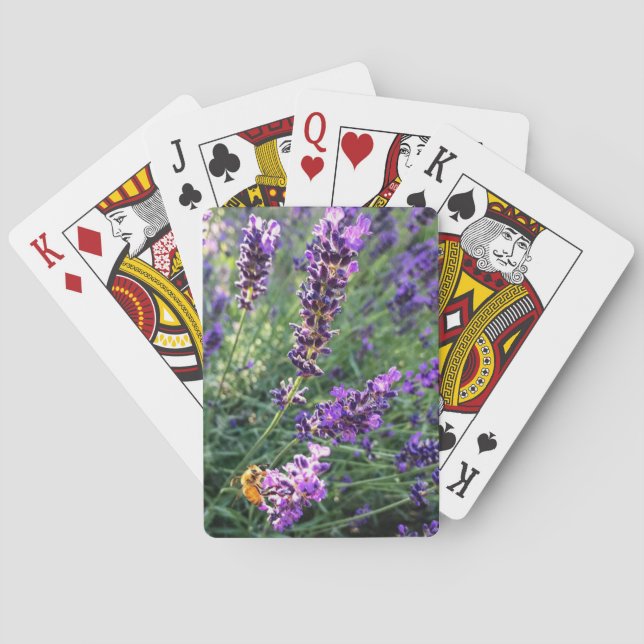 Jeu De Cartes Abeille et lavande (dos)