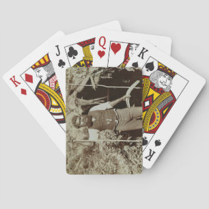 Jeu De Cartes Aborigène avec un boomerang, c.1860s (photo de