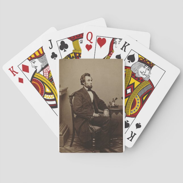 Jeu De Cartes Abraham Lincoln (dos)