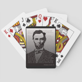 Jeu De Cartes Abraham Lincoln Gettysburg Adresse Jouer des carte