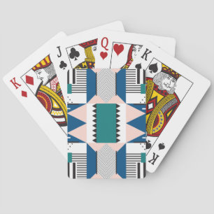 Jeu De Cartes Abstrait moderne : Style géométrique sans couture