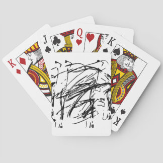 Jeu De Cartes Abstrait noir et blanc