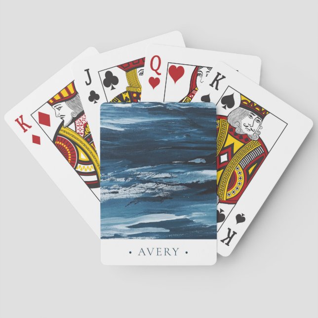 Jeu De Cartes Abstrait personnalisé moderne (dos)