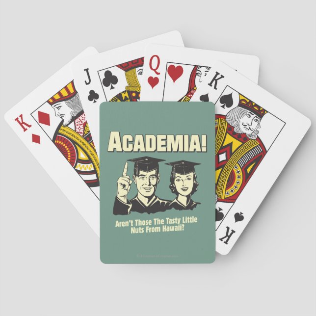 Jeu De Cartes Academia : Des noix délicieuses d'Hawaï (dos)