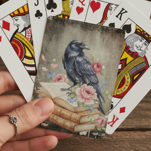 Jeu De Cartes Académie gothique sombre corbeau