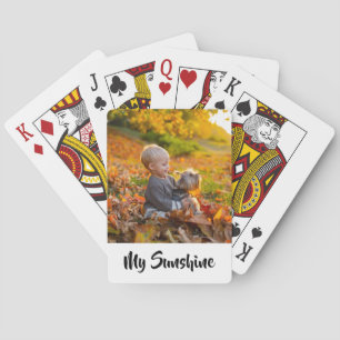 Jeu De Cartes Accessoire photo moderne personnalisé avec enfants