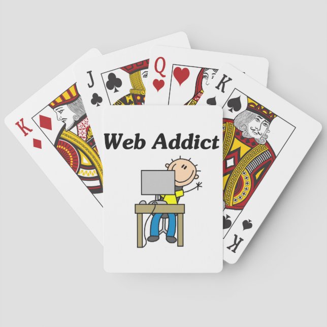 Jeu De Cartes Accro du Web (dos)
