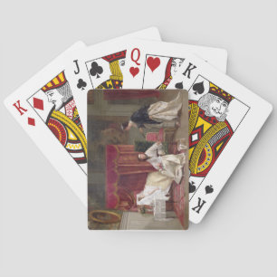 Jeu De Cartes Accueil du Visiteur, 1867 (huile sur toile)