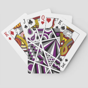 Jeu De Cartes Ace Asexuel Pride Zen Doodle