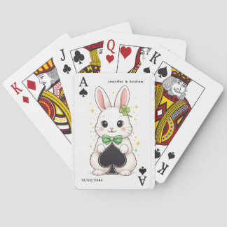 Jeu De Cartes Ace of Spades Lucky Rabbit Poker Card 