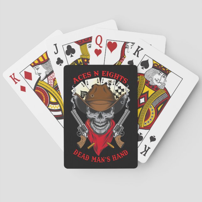 Jeu De Cartes Aces N Eights Dead Man's Hand Jouer des cartes (dos)