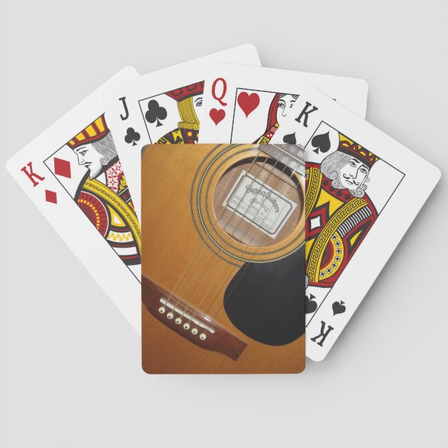 Jeu De Cartes Acoustic Guitar (dos)