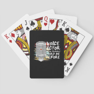 Jeu De Cartes Acteur vocal avant