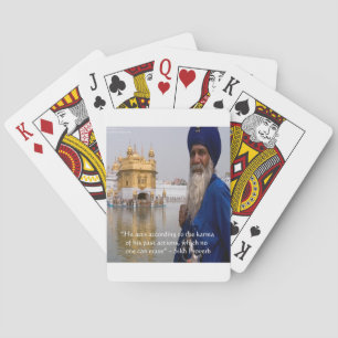 Jeu De Cartes Actions/Karma proverbe sikh