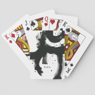 Jeu De Cartes Add Your Initials   Onyx Gesture
