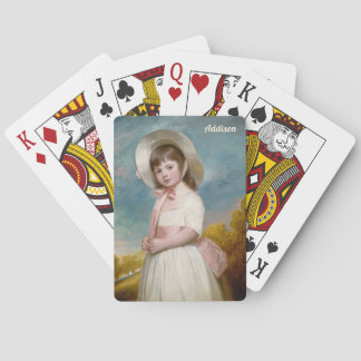 Jeu De Cartes ADDISON ~ Mlle JULIANA WILLOUGHBY George Romney