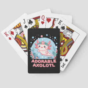 Jeu De Cartes Adorable Axolotl Cutesse aquatique