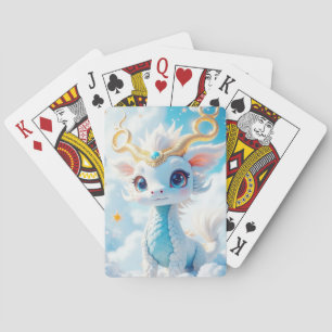 Jeu De Cartes Adorable Dragon de Bébé dans les nuages