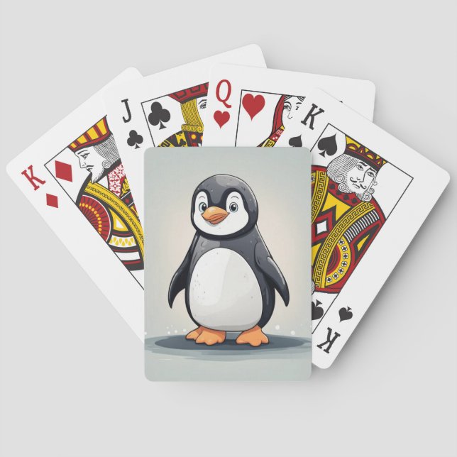 Jeu De Cartes adorable petit pingouin (dos)