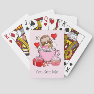 Jeu De Cartes Adorable Valentine Sloth