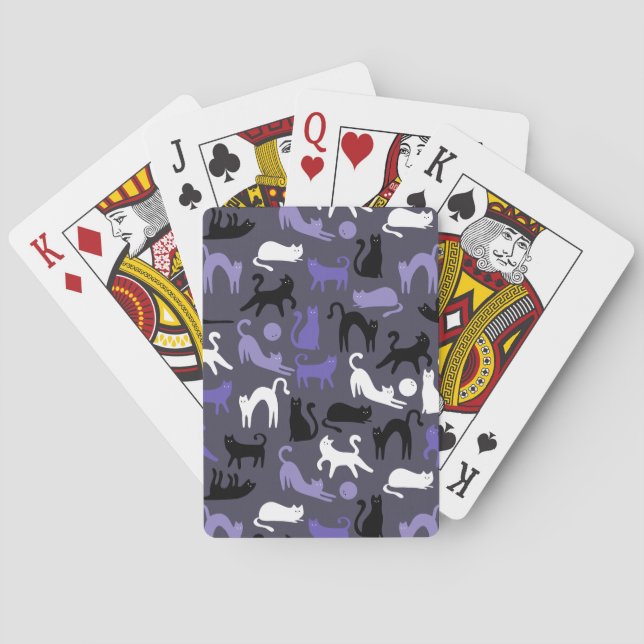 Jeu De Cartes Adorable Yoga mignon Pots de chat (dos)