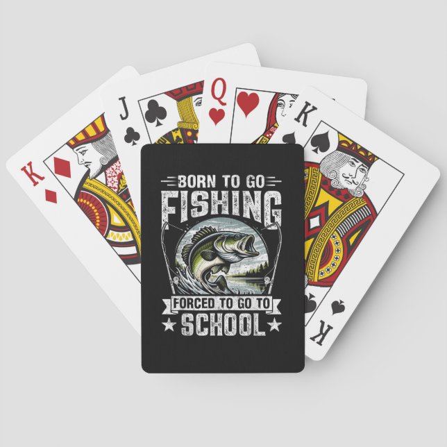 Jeu De Cartes Ados pêcheurs forcés d'aller à l'école (dos)